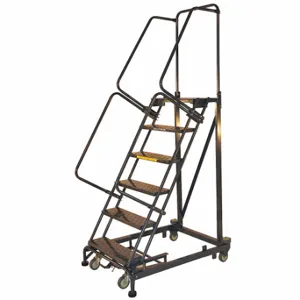 BALLYMORE WA-ML063214P Rolling Ladder, 60 Inch Platform Height, 14 Inch Platform Depth, 24 Inch Platform Width | CN9CAC 41LH37