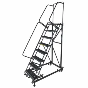 BALLYMORE WA-ML083214G Rolling Ladder, 80 Inch Platform Height, 14 Inch Platform Depth, 24 Inch Platform Width | CN9CBV 41LH40