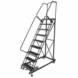 BALLYMORE WA-ML093214G Rolling Ladder, 90 Inch Platform Height, 14 Inch Platform Depth, 24 Inch Platform Width | CN9CDY 41LH42