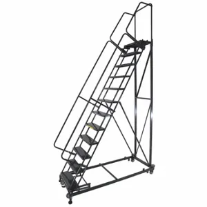 BALLYMORE WA-ML123214P Rolling Ladder, 120 Inch Platform Height, 14 Inch Platform Depth, 24 Inch Platform Width | CN9BVY 41LH49