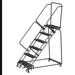 BALLYMORE WA-SW-063214X Lockstep Rolling Ladder, Steel, 60 Inch Height | CN9BNK 41LH72