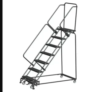 BALLYMORE WA-SW-073214P Lockstep Rolling Ladder, Steel, 70 Inch Height | CN9BPZ 41LH84