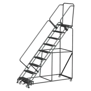 BALLYMORE WA-SW-093214X Slope Lockstep Roll Ladder, Steel, 90 Inch Height | CN9CRY 41LJ29