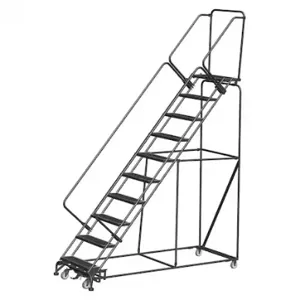 BALLYMORE WA-SW-103214R Safety Rolling Ladder, Steel, 60 Inch Height | CN9CPB 41LJ33