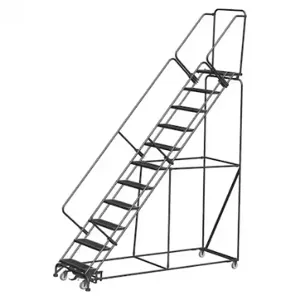 BALLYMORE WA-SW-113214X Safety Rolling Ladder, Steel, 80 Inch Height | CN9CQD 41LJ46