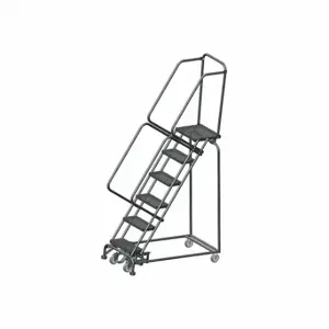 BALLYMORE WA062414X Lockstep Rolling Ladder, 60 Inch Size Platform Ht, 14 Inch Size Platform Dp | CN9BLE 8E016