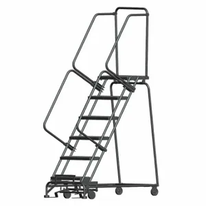 BALLYMORE WA063214G Rolling Ladder, 60 Inch Platform Height, 14 Inch Platform Depth, 24 Inch Platform Width | CN9BZP 9LGH9