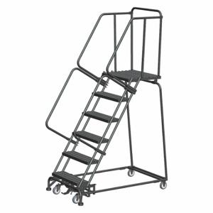 BALLYMORE WA063214GSU Rolling Ladder, 60 Inch Platform Height, 14 Inch Platform Depth, 24 Inch Platform Width | CN9CAD 41LF23