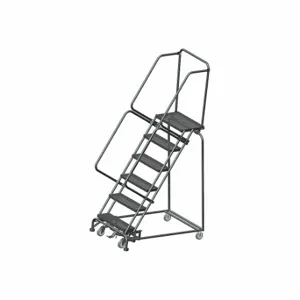 BALLYMORE WA063214X Rolling Ladder, 60 Inch Platform Height, 14 Inch Platform Depth, 24 Inch Platform Width | CN9BZV 8RNE9