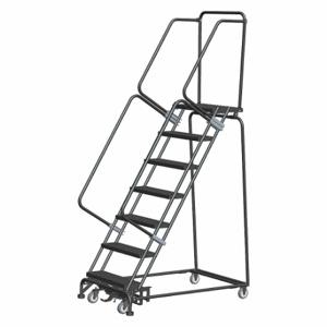 BALLYMORE WA073214XSU Rolling Ladder, 70 Inch Platform Height, 14 Inch Platform Depth, 24 Inch Platform Width | CN9CBD 41LF49
