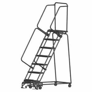 BALLYMORE WA073214P Rolling Ladder, 70 Inch Platform Height, 14 Inch Platform Depth, 24 Inch Platform Width | CN9CTV 9WHG9