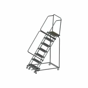 BALLYMORE WA073214R Rolling Ladder, 70 Inch Platform Height, 14 Inch Platform Depth, 24 Inch Platform Width | CN9CAV 9RZV7