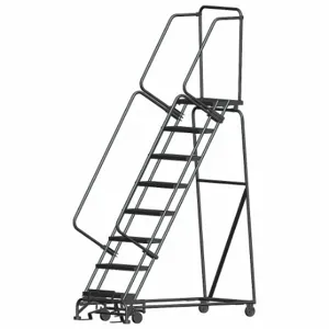 BALLYMORE WA083214X Rolling Ladder, 80 Inch Platform Height, 14 Inch Platform Depth, 24 Inch Platform Width | CN9CBX 8PP60