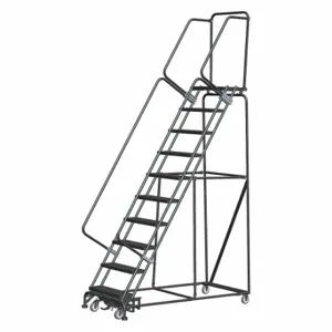 BALLYMORE WA103214RSU Rolling Ladder, 100 Inch Platform Height, 14 Inch Platform Depth, 24 Inch Platform Width | CN9BRZ 41LG04