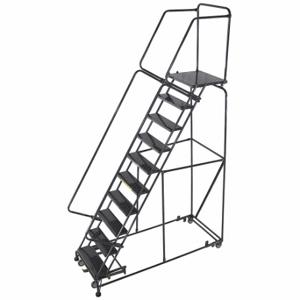 BALLYMORE WA103228XSU Rolling Ladder, 100 Inch Platform Height, 28 Inch Platform Depth, 24 Inch Platform Width | CN9CUB 41LG22