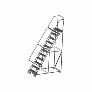 BALLYMORE WA113214R Rolling Ladder, 110 Inch Platform Height, 14 Inch Platform Depth, 24 Inch Platform Width | CN9CWT 9GG25