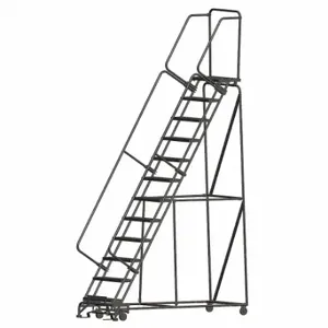 BALLYMORE WA123214P Rolling Ladder, 120 Inch Platform Height, 14 Inch Platform Depth, 24 Inch Platform Width | CN9BVM 8DYT6