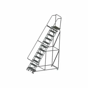 BALLYMORE WA123214R Rolling Ladder, 120 Inch Platform Height, 14 Inch Platform Depth, 24 Inch Platform Width | CN9BVW 8PP82