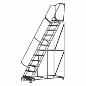 BALLYMORE WA123214XSU Rolling Ladder, 120 Inch Platform Height, 14 Inch Platform Depth, 24 Inch Platform Width | CN9BVR 41LG42