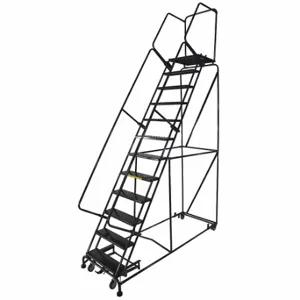 BALLYMORE WA123228XSU Rolling Ladder, 120 Inch Platform Height, 28 Inch Platform Depth, 24 Inch Platform Width | CN9BWV 41LG58