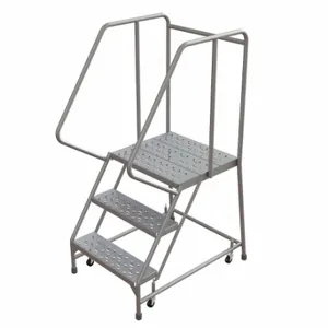 BALLYMORE WLAR103246-D4 Rolling Ladder, 30 Inch Platform Height, 21 Inch Platform Depth, 24 Inch Platform Width | CN9BYJ 799ZJ0