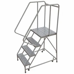 BALLYMORE WLAR104246-D4 Rolling Ladder, 40 Inch Platform Height, 21 Inch Platform Depth, 24 Inch Platform Width | CN9BYY 799ZJ1