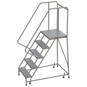 BALLYMORE WLAR105246-D4 Rolling Ladder, 50 Inch Platform Height, 21 Inch Platform Depth, 24 Inch Platform Width | CN9BZK 799ZJ2