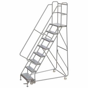 BALLYMORE WLAR108246 Rolling Ladder, 80 Inch Platform Height, 14 Inch Platform Depth, 24 Inch Platform Width | CN9CBZ 799ZJ5