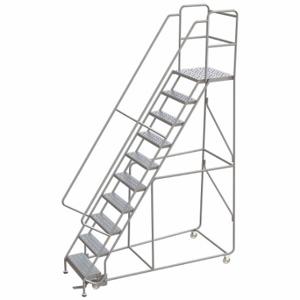 BALLYMORE WLAR110246-D4 Rolling Ladder, 100 Inch Platform Height, 21 Inch Platform Depth, 24 Inch Platform Width | CN9BTW 799ZK0