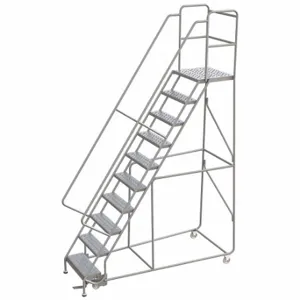 BALLYMORE WLAR110246-D4 Rolling Ladder, 100 Inch Platform Height, 21 Inch Platform Depth, 24 Inch Platform Width | CN9BTW 799ZK0