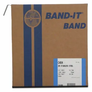 BAND-IT C40499 Band 316SS 1/2 X 0.030 X 100 RL/100Ft | AH6YPJ 36M543