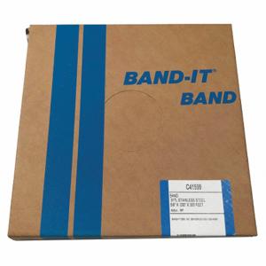 BAND-IT C41599 Band, 317L 1/4H Ss, 5/8 X 0.030 X 300ft | CN9DBZ 36M547