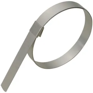 BAND-IT GRP20S Preformed Band Clamp Stainless Steel Minimum Diameter 3/4 - Pack Of 10 | AE3JCG 5DLG3