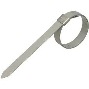 BAND-IT GRS303 Preformed Band Clamp Galvanised Carbon Steel Minimum Diameter 3/4 - Pack Of 24 | AE3JCX 5DLH7