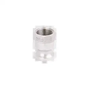 BANJO FITTINGS 100ASS Male Adapter, Female Thread, Thread Size 1 Inch, Stainless Steel | BW9HFP