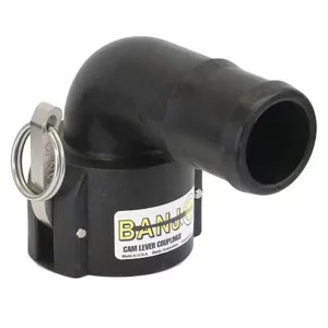 BANJO FITTINGS 200C90 Cam And Groove Coupling, 2 Inch Size, 2 Inch Hose Fitting, 4 37/64 Inch Length, EPDM | BW8XPR 34K394