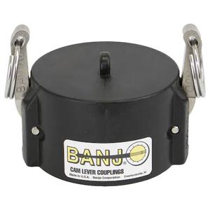 BANJO FITTINGS 250CAP Cam And Groove Dust Cap, 2-1/2 Inch, Polypropylene | BW9GMP