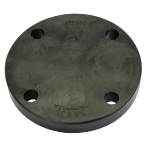 BANJO FITTINGS AFB200 Blind Flange, 2 Inch, Class 150 Polypropylene, Black | AC8XEU 3ELW4