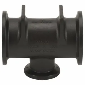 BANJO FITTINGS M200100TEE Manifold Flanged Tee, 2 Inch Port X 1 Inch Size | BW8RGA