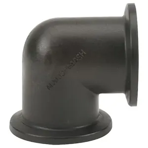 BANJO FITTINGS M200CPG90SH Port Manifold 90 Deg Flanged Coupling Short, 2 X 2 Inch Size | BW8QHP