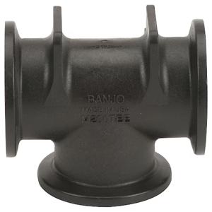 BANJO FITTINGS M200TEE Std Port Manifold Flanged Tee, 2 Inch Size | BW8QUF