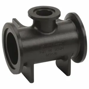 BANJO FITTINGS M220100TEE Manifold Flanged Tee, 2 Inch Full Port X 1 Inch Size | BW8QUT