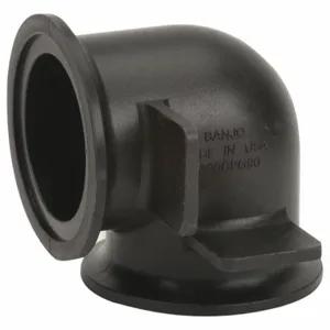 BANJO FITTINGS M300CPG90 Flanged Coupling, Manifold, 90 Deg Bend, 3 X 3 Inch Size | BW9FMC