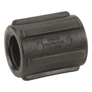 BANJO FITTINGS RC100-075 Reducing Coupling, 1 x 3/4 Inch, Polypropylene | AB2KGP 1MKD3