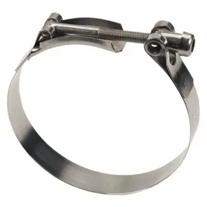 BANJO FITTINGS TC343 Hose Clamp, Stainless Steel, T-Bolt, 3.75 Inch Max Dia. | CD6UPB