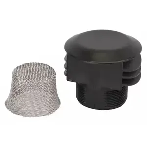 BANJO FITTINGS VC230 Vent Cap, Male NPT, Anti Vortex, 304SS Strain Mesh | BW8VZY 34K399