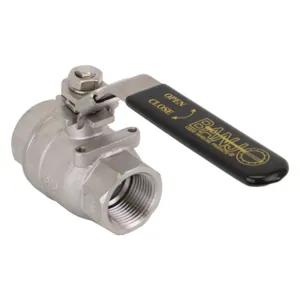 BANJO FITTINGS VSS100 Ball Valve, Full Port, 1 Inch, Stainless Steel | BW9RHV