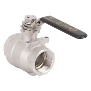 BANJO FITTINGS VSS150 Full Port Ball Valve, 1-1/2 Inch, Stainless Steel | BW9WLD