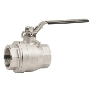 BANJO FITTINGS VSS200 Full Port Ball Valve, 2 Inch, Stainless Steel | BW9XKW