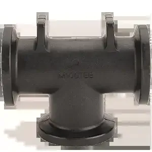 BANJO FITTINGS M100TEEC1 Manifold Tee, With 1/4 Port, 1 Inch Size | BW8NZZ